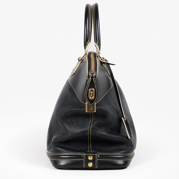 Louis Vuitton Black Suhali Lockit GM Tote - Picture 3 of 14